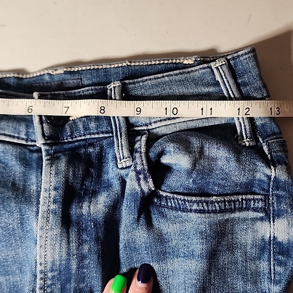 MOTHER Classic Blue Straight Leg Jeans - Picture 3 of 7